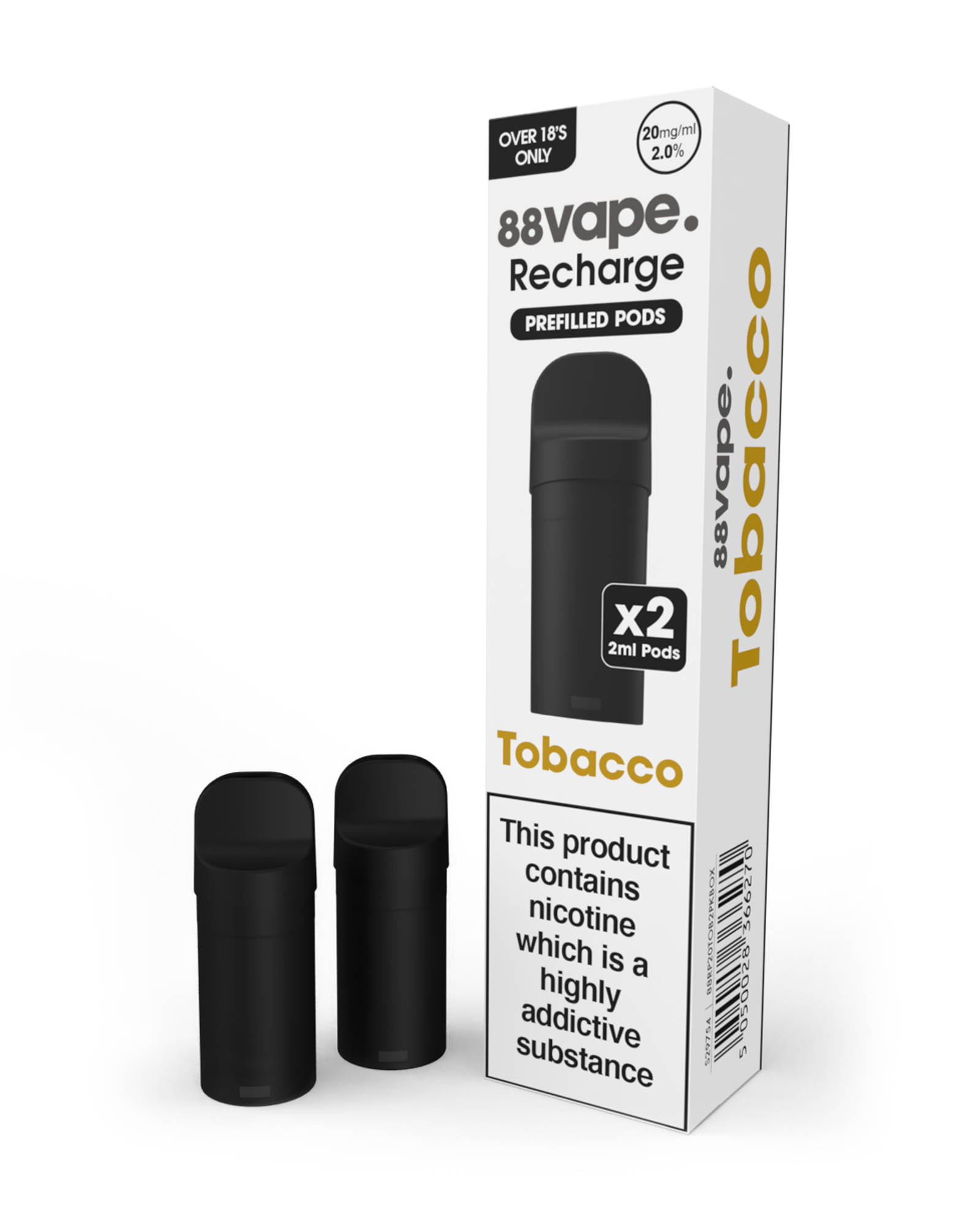 vape liquid 2mg nicotine 88vape Tobacco Nic Salt E-Liquid by 88Vape main image 0