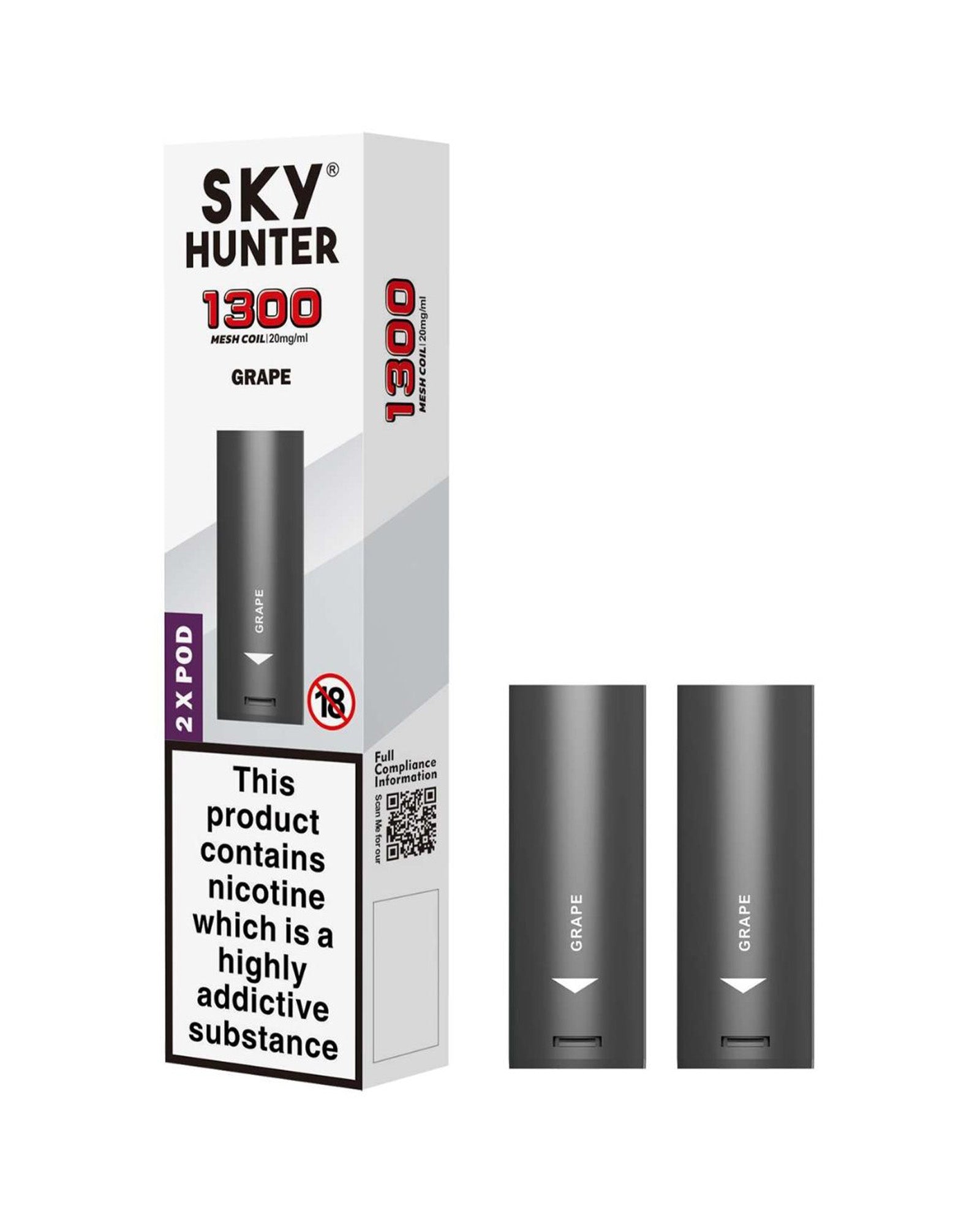 Grape Sky Hunter Twist Slim Pods