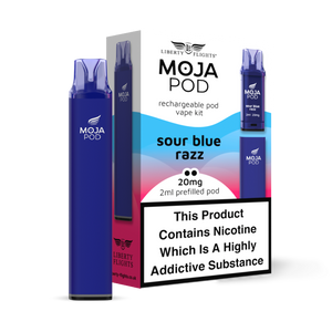 MOJA Pod Vape Kit - Sour Blue Razz