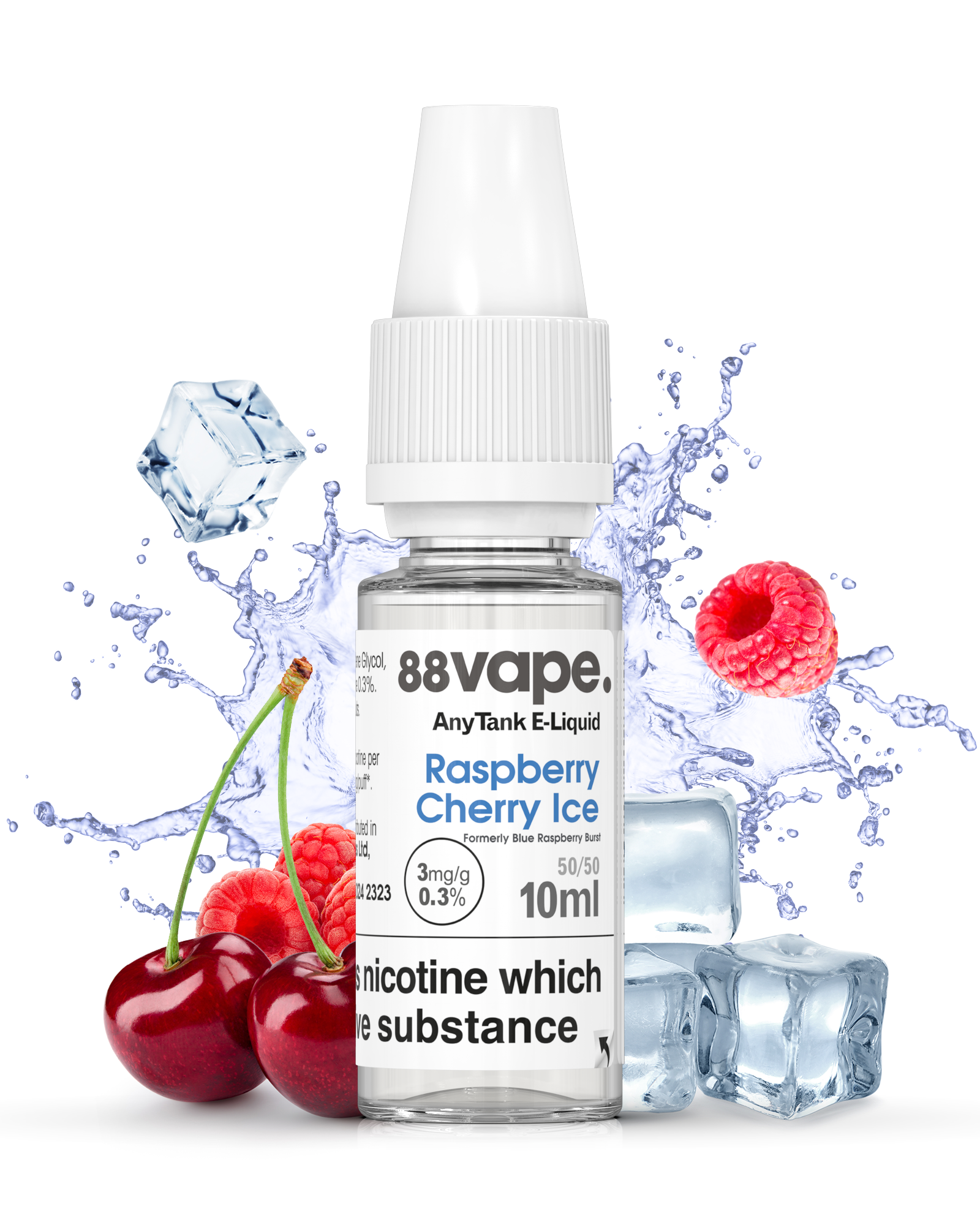 Vaping Rashberry Raspberry Cherry Ice Just £1.20 | 88Vape – Vaping Direct