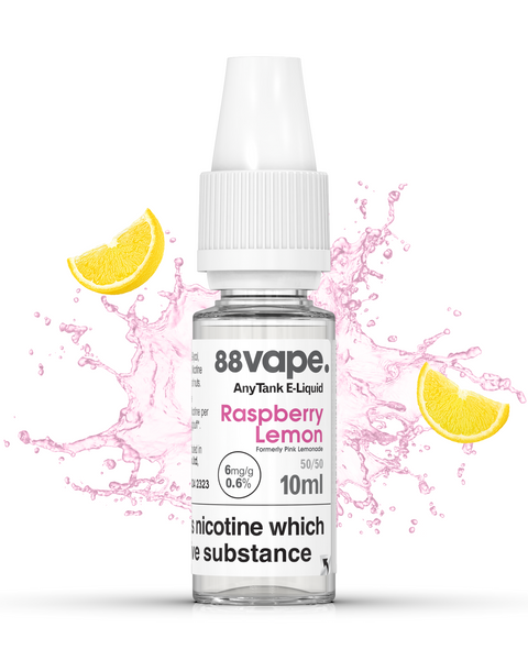 Raspberry Lemon Eliquid Just £1.20 | 88Vape – Vaping Direct