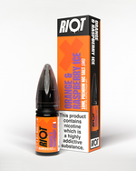 Orange & Raspberry Ice Nic Salt E-Liquid - Riot X