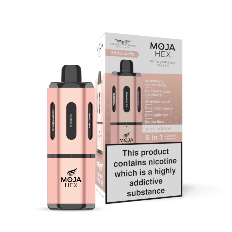 MOJA Hex Pod Kit - 6-in-1  - 3600 Puffs