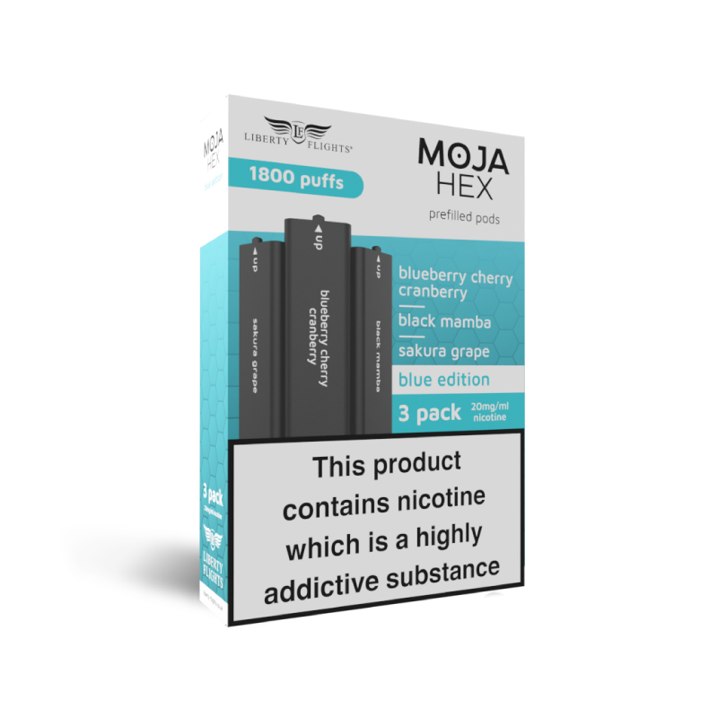 MOJA Hex Blue Edition Pods (x3)