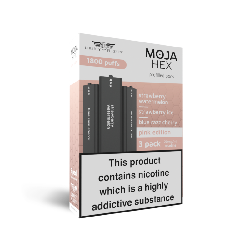 MOJA Hex Pink Edition Pods (x3)