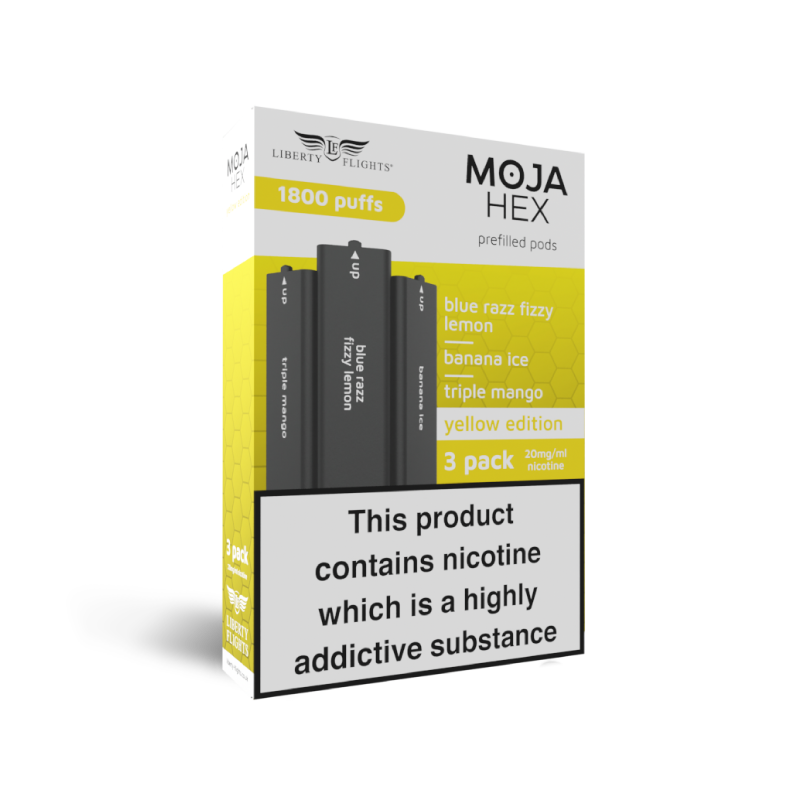 MOJA Hex Yellow Edition Pods (x3)