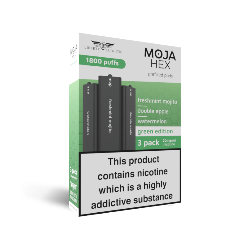 MOJA Hex Green Edition Pods (x3)