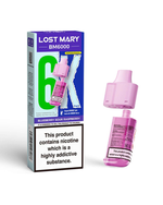 Blueberry Sour Raspberry Lost Mary BM6000 Refill Pod