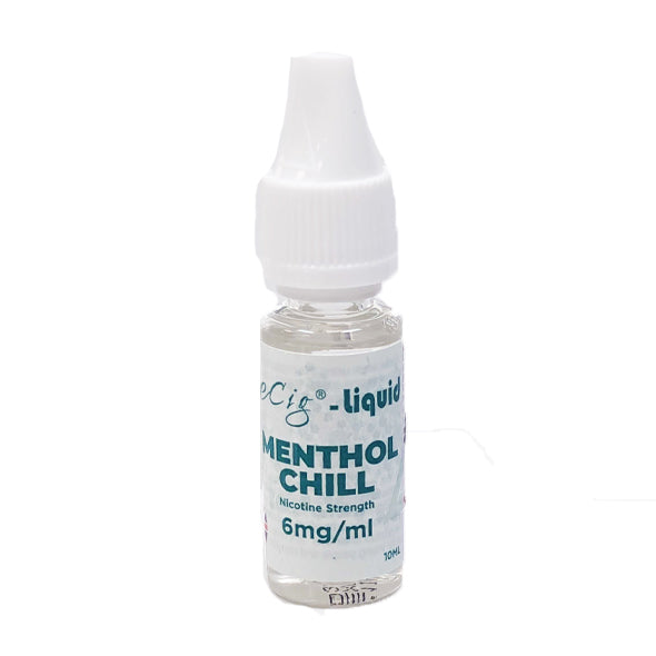 eCig-liquid Menthol Chill 6mg 10 Pack