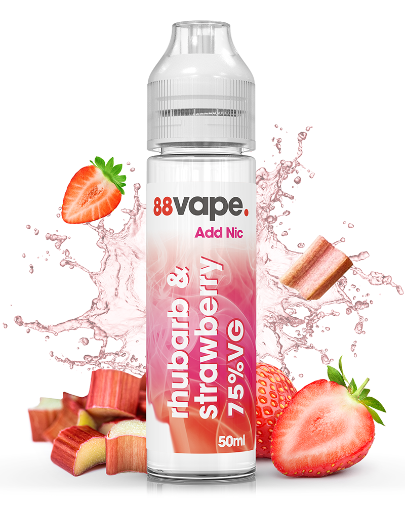 Rhubarb & Strawberry Short Fill Full Flavour Profile