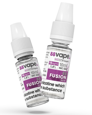88Fusion (Nic Salt) Two Bottles Floating