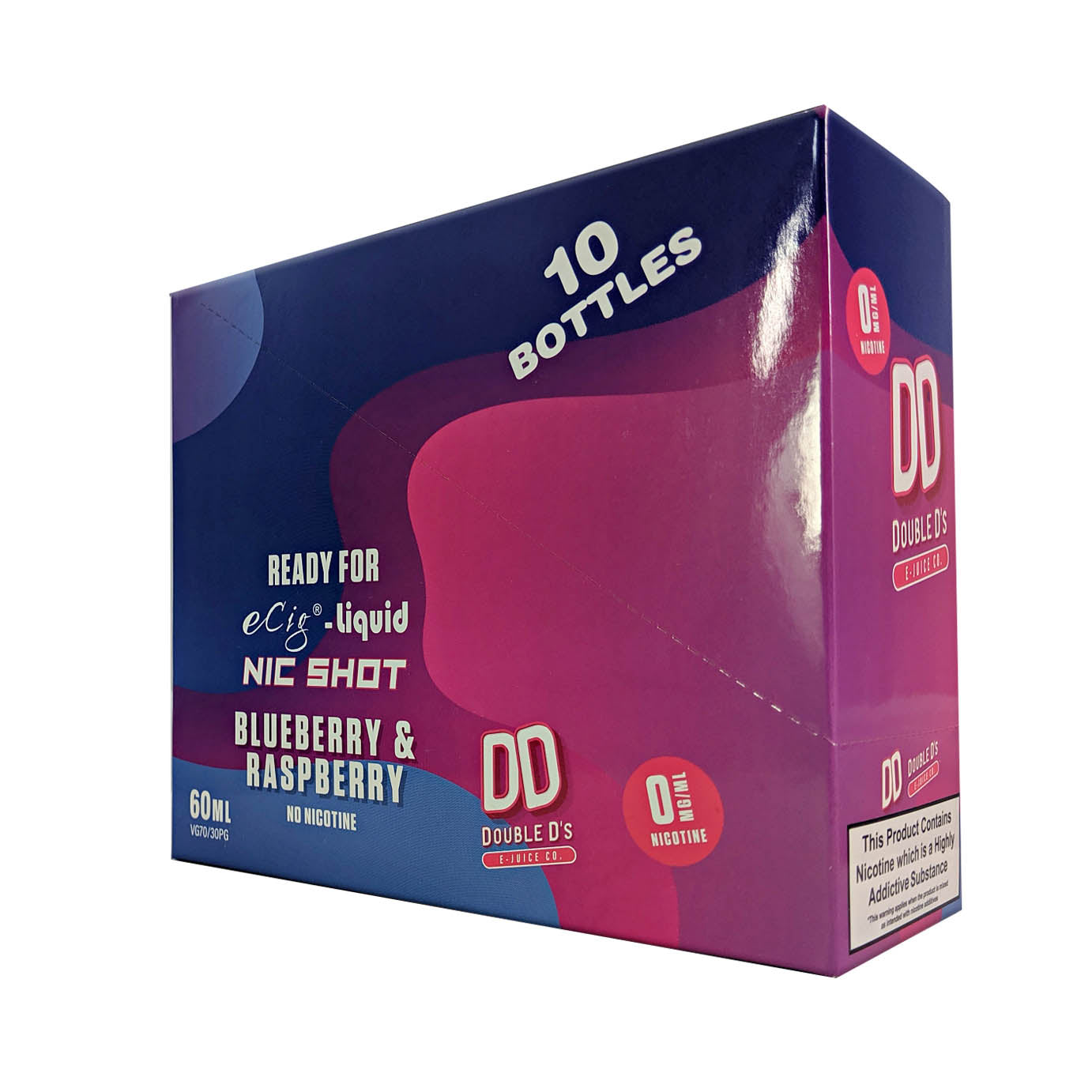 Double D's Blueberry & Raspberry 50ml E-Liquid (10 Pack)