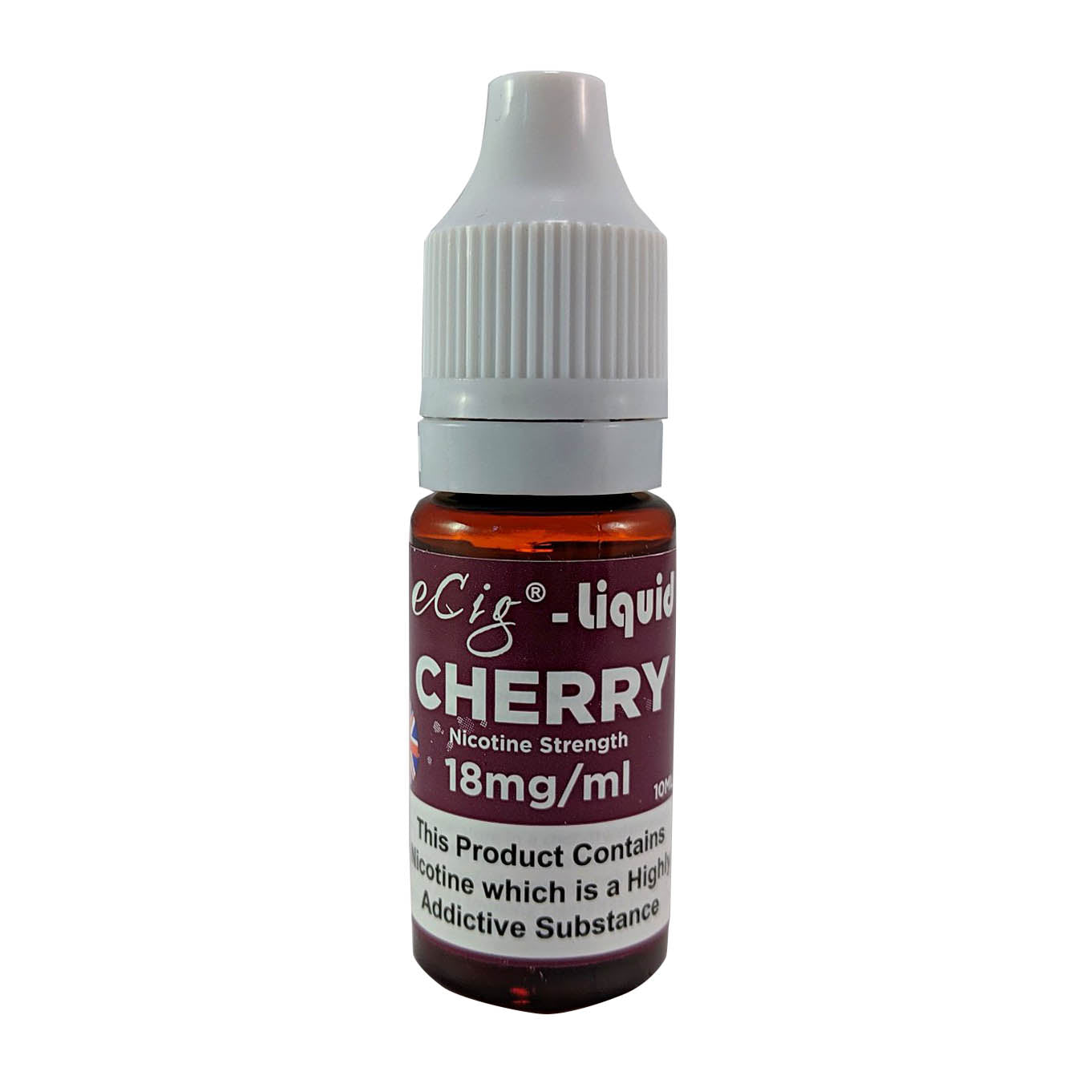 eCig-liquid Cherry 18mg 10 Pack