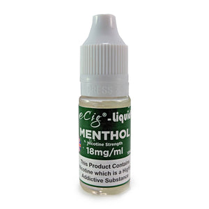 eCig-liquid Menthol 18mg 10 Pack