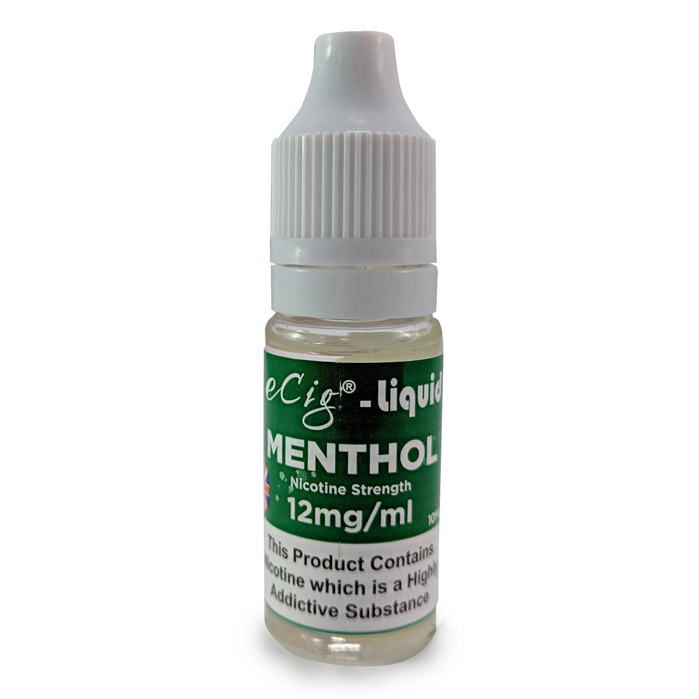 eCig-liquid Menthol 12mg 10 Pack