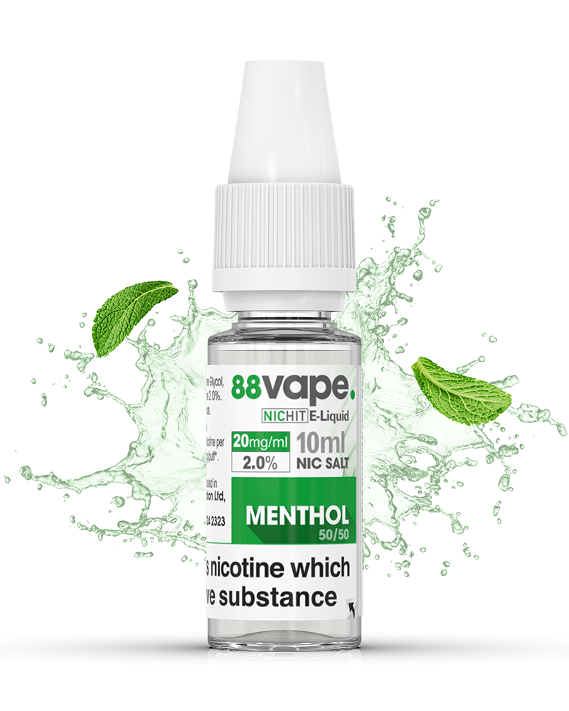 Menthol (Nic Salt) Splash Background