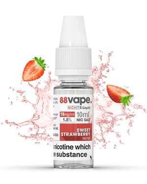Sweet Strawberry (Nic Salt) Splash Background
