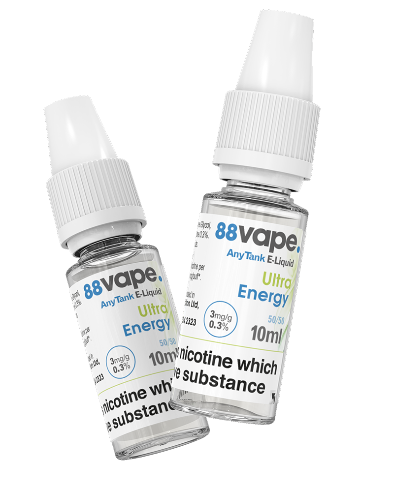 Ultra Energy Two Bottles Floating