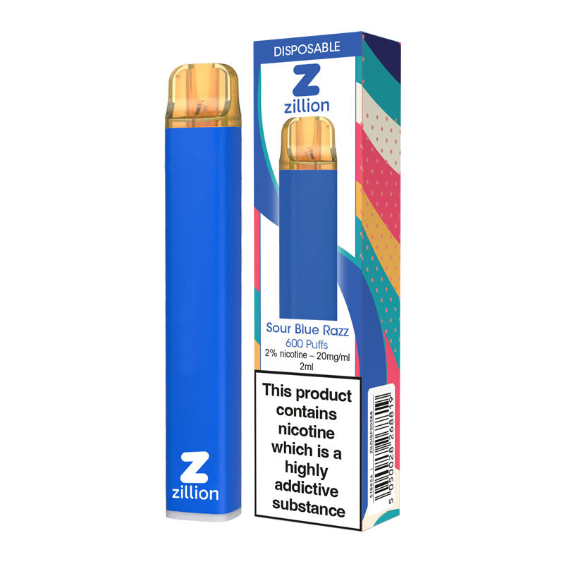 Zillion Sour Blue Razz Disposable